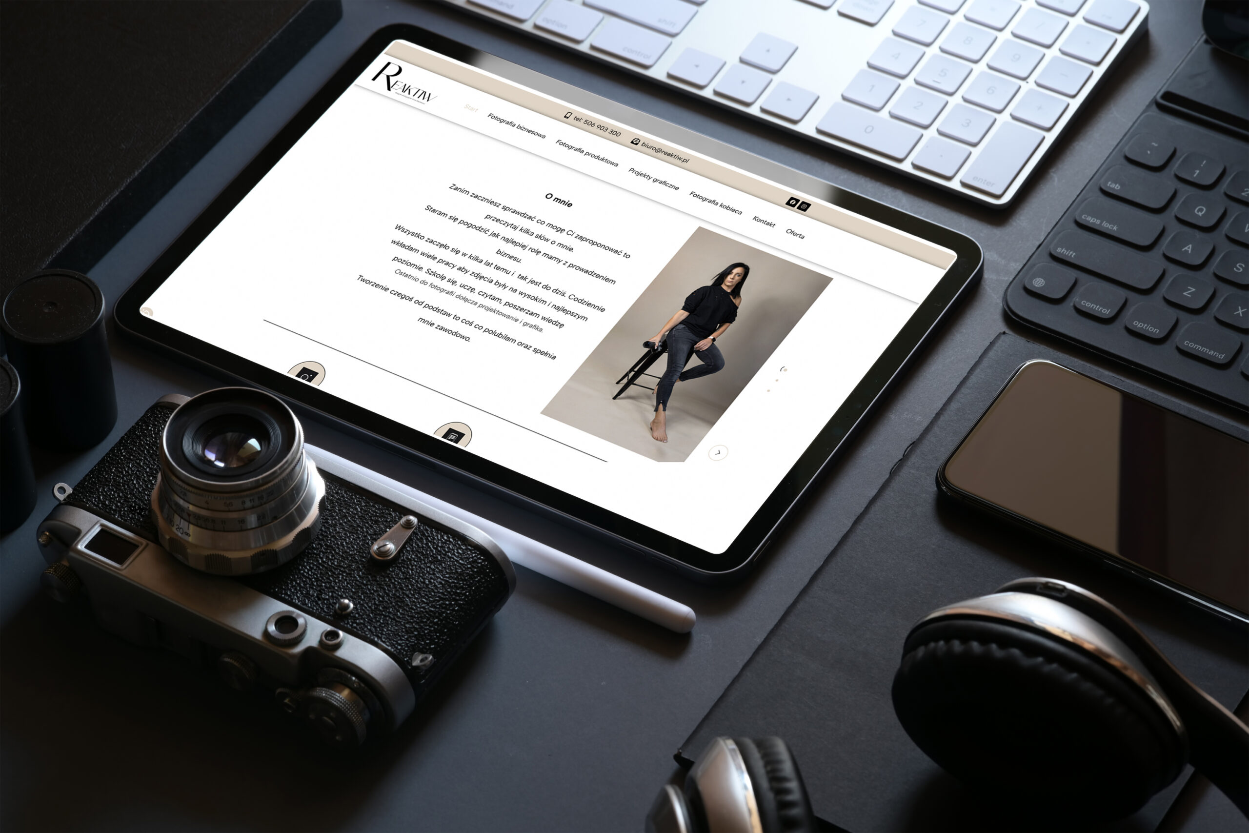 Reaktiw reklama Mockup